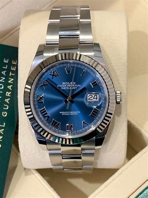 datejust rolex quadrante blu|rolex datejust blue face 41mm.